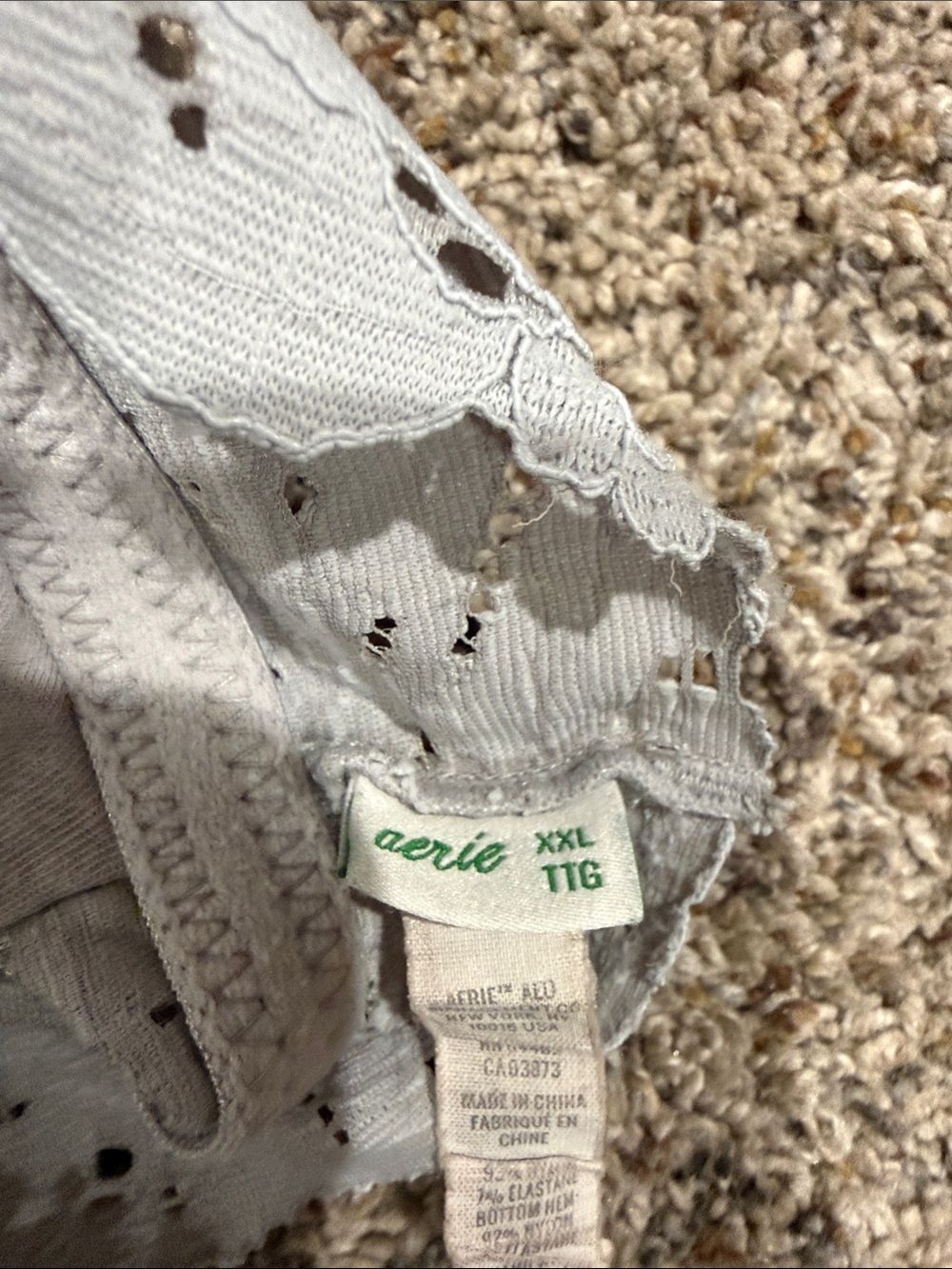 aerie Floral Lace Longline Bralette - Picture 2 of 3
